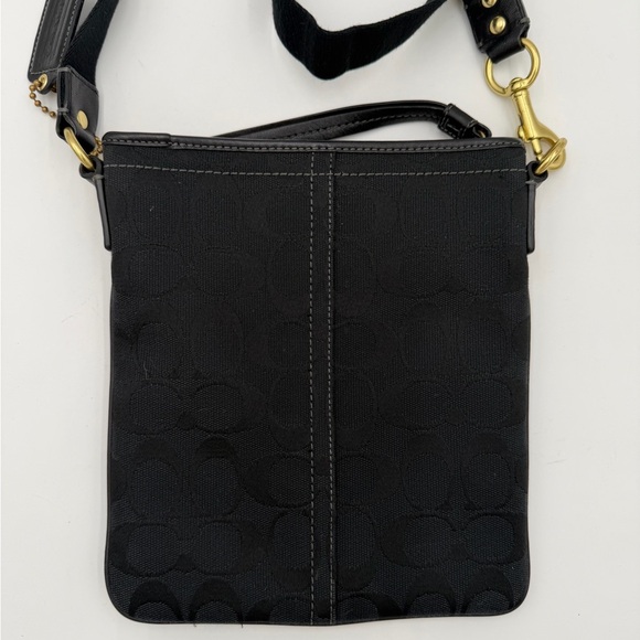 Coach Black Signature C Y2k Crossbody Swing Pack Bag - Picture 2 of 11